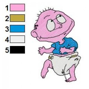 Rugrats Tommy Pickles 01 Embroidery Design